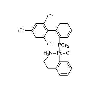 氯(2-二環(huán)己基膦基-2',4',6'-三異丙基-1,1'-聯(lián)苯)[2-(2-氨基乙基苯基)]鈀(II)