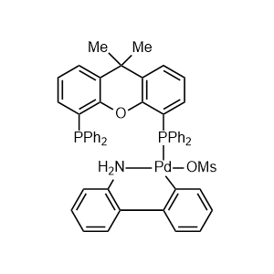 甲磺酸[9,9-二甲基-4,5-雙(二苯基膦)呫噸] [2'-氨基-1,1'-聯(lián)苯]鈀（II）二氯甲烷加合物
