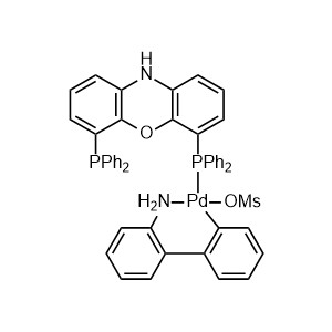 甲磺酸[4,6-雙(二苯基膦)吩噁嗪](2'-氨基-1,1'-聯(lián)苯-3-基)鈀(II)