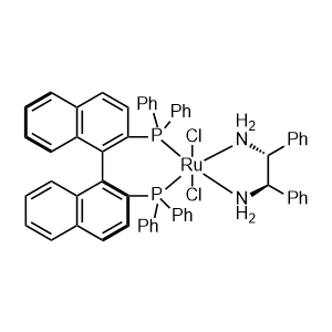 二氯[(S)-(-)-2,2′-雙(二苯基膦)-1,1′-聯(lián)萘基][(1R,2R)-(+)-1,2-二苯基乙二胺]釕(II)