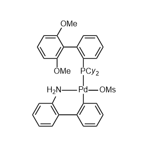 甲磺酸(2-二環(huán)己基膦基-2',6'-二甲氧基-1,1'-聯(lián)苯基)(2'-氨基-1,1'-聯(lián)苯-2-基)鈀(II)