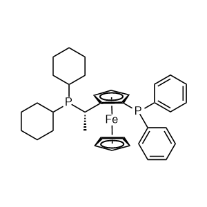 (S)-(+)-1-[(R)-2-(二苯基膦)二茂鐵]乙基二環(huán)已基膦