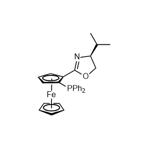 (2R)-1-[(4S)-4,5-Dihydro-4-(1-methylethyl)-2-oxazolyl]-2-(diphenylphosphino)ferrocene